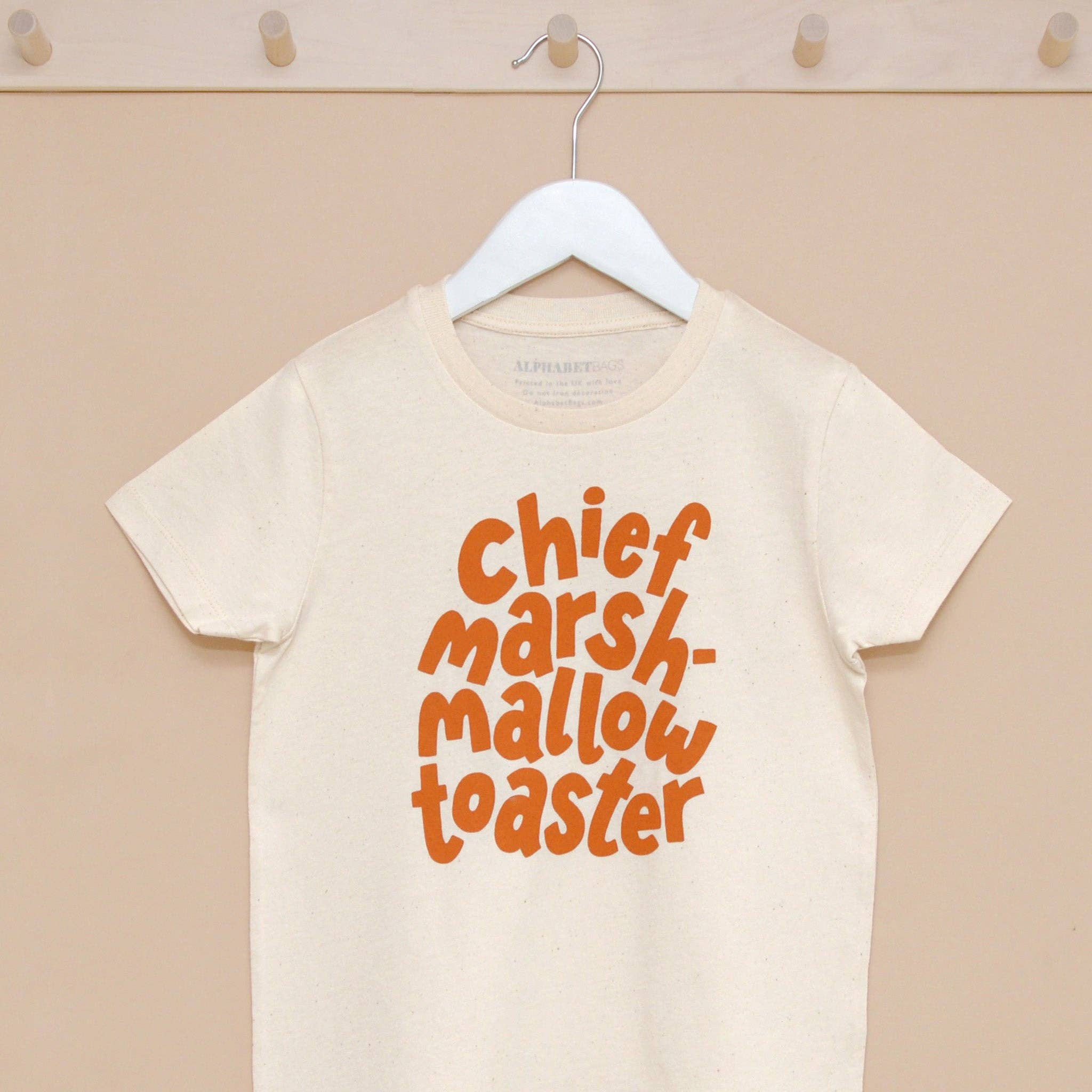Alphabet Bags - Wholesale Screen Printed T-Shirt - Kids - Chief Marshmallow Toaster - Kid's Tee6