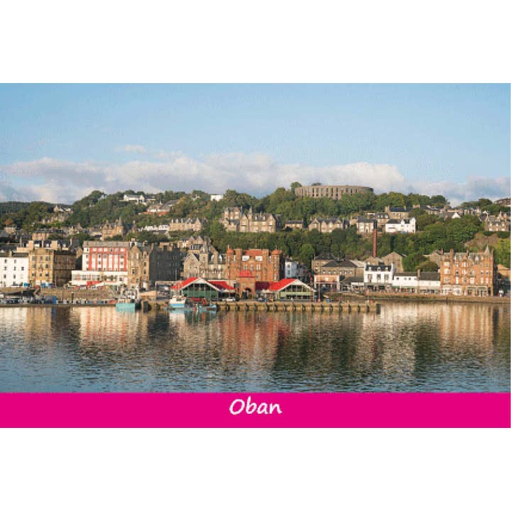 Kleine ansichtkaart Oban voor wholesale door Island Blue Publishing