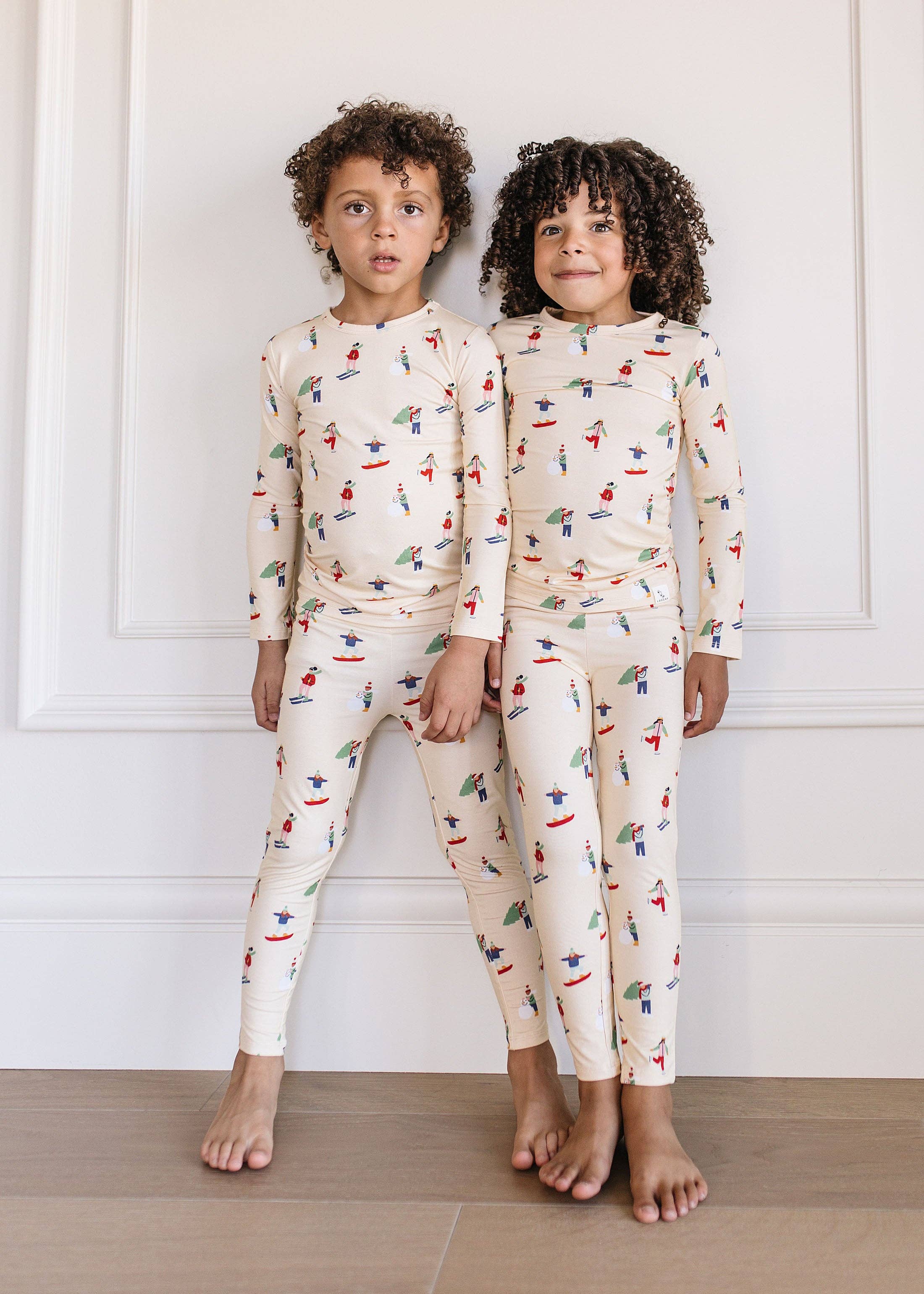 Loocsy LLC - Wholesale Sleepwear Set - Kids - Skiers Pajama Set3