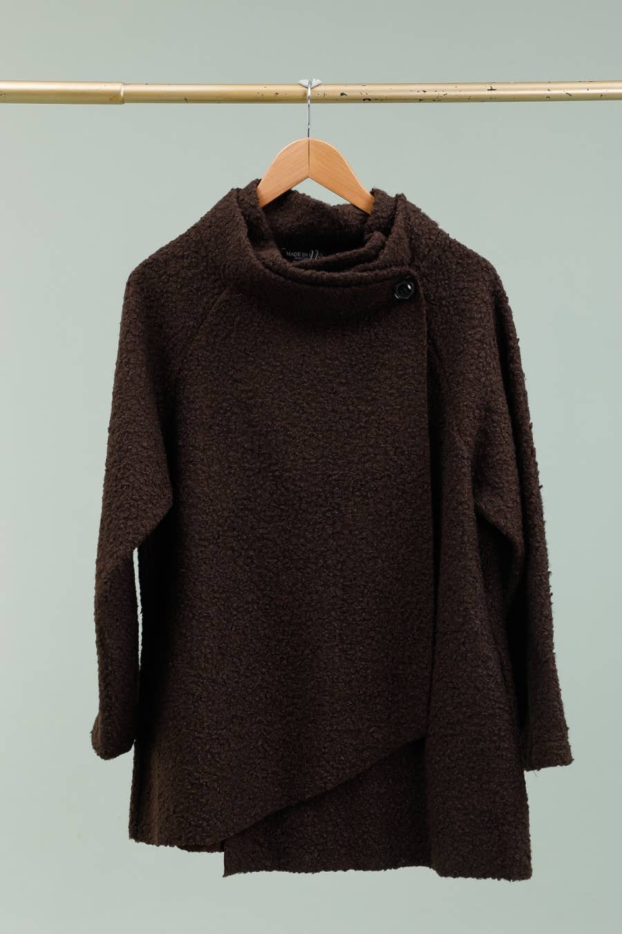 la maison des fibres naturelles – Großhandel College-/Baseballjacke – Damen – Kimono-Stil Jacke 09517 90% Polyester 10% Wolle6