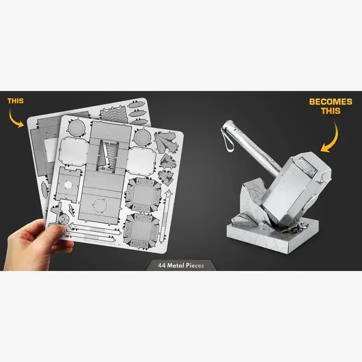 Professor Puzzle – wholesale DIY craft kit – Marvel - Thor's Hammer5