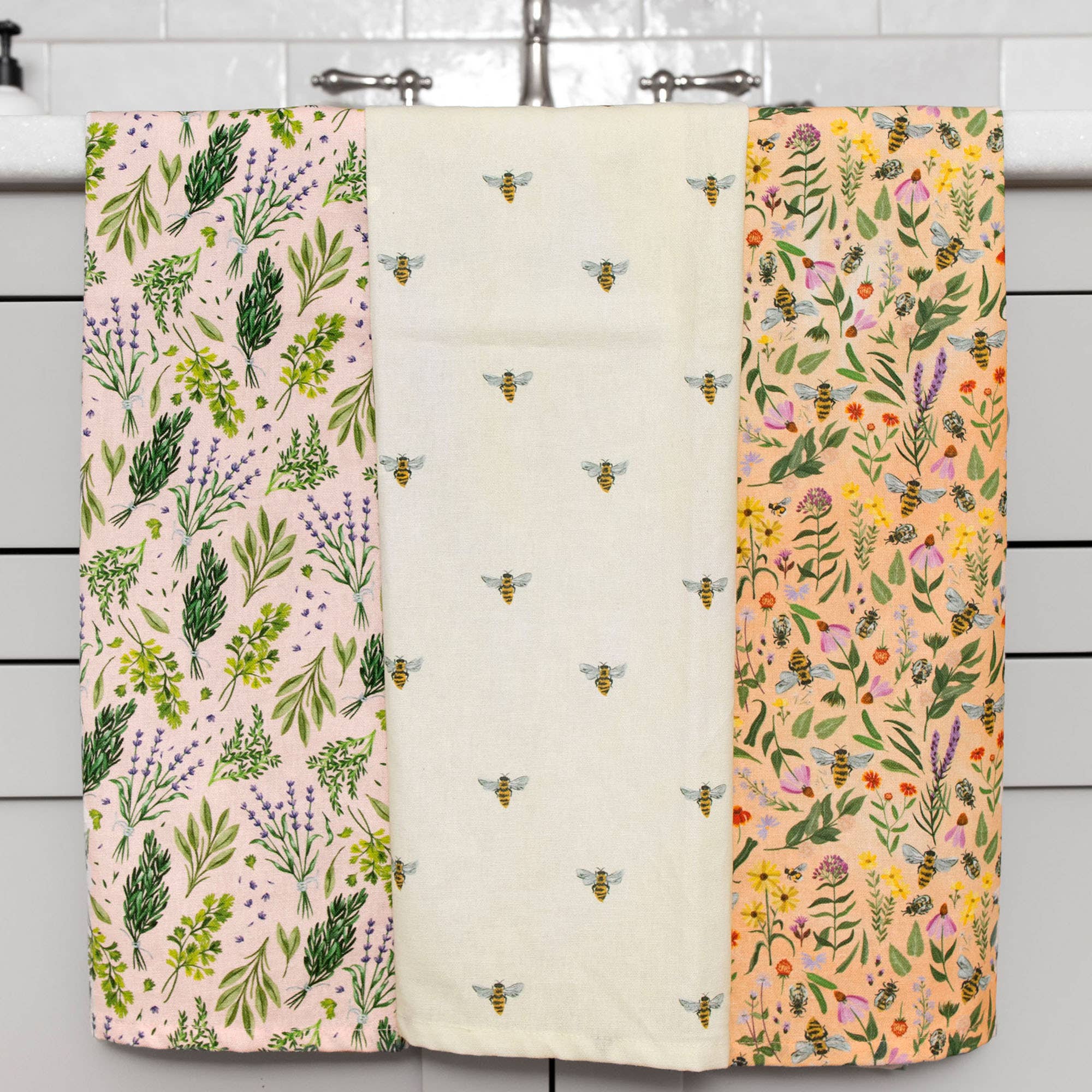 1canoe2 | One Canoe Two Paper Co. - Wholesale Tea Towel - Wildflower Botanicals Kitchen Towel2
