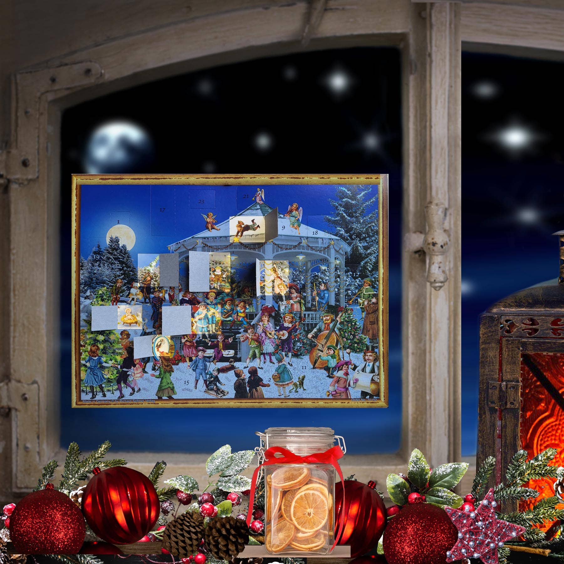 Richard Sellmer Verlag KG - Wholesale Advent Calendar - Advent calendar “Am Pavillon”1