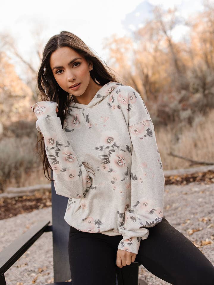 Ampersand Avenue - Wholesale Hoodie - Women's - University Hoodie - Petals & Pearls