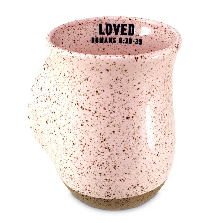 LCP Handwarmer Mug Speckled Stone Loved for wholesale by Cottage Garden