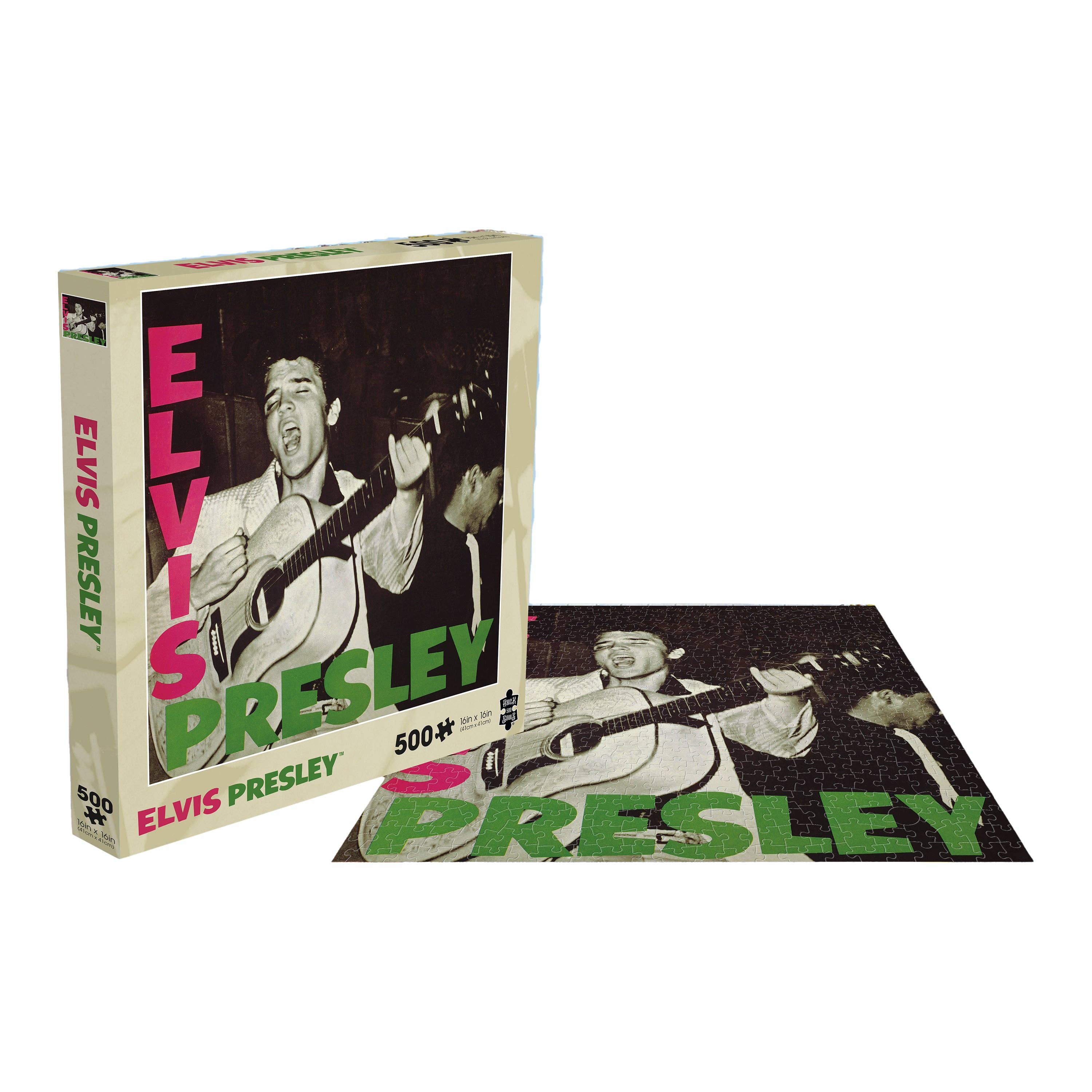 AQUARIUS, GAMAGO, ICUP, & ROCK SAWS by NMR Brands - Wholesale Puzzle - Adult - Elvis Presley '56 (500 Piece Jigsaw Puzzle)2