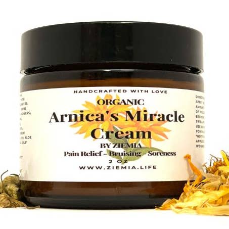 Creme Milagre de Arnica por atacado de Ziemia "Earth" Essentials-Organic Skincare & Herbal Healing Products