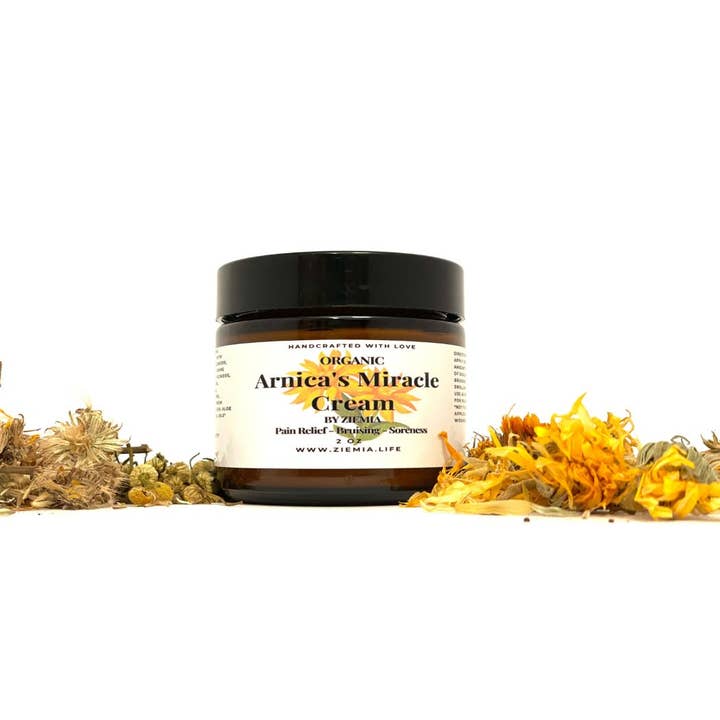 Creme Milagre de Arnica por atacado de Ziemia "Earth" Essentials-Organic Skincare & Herbal Healing Products