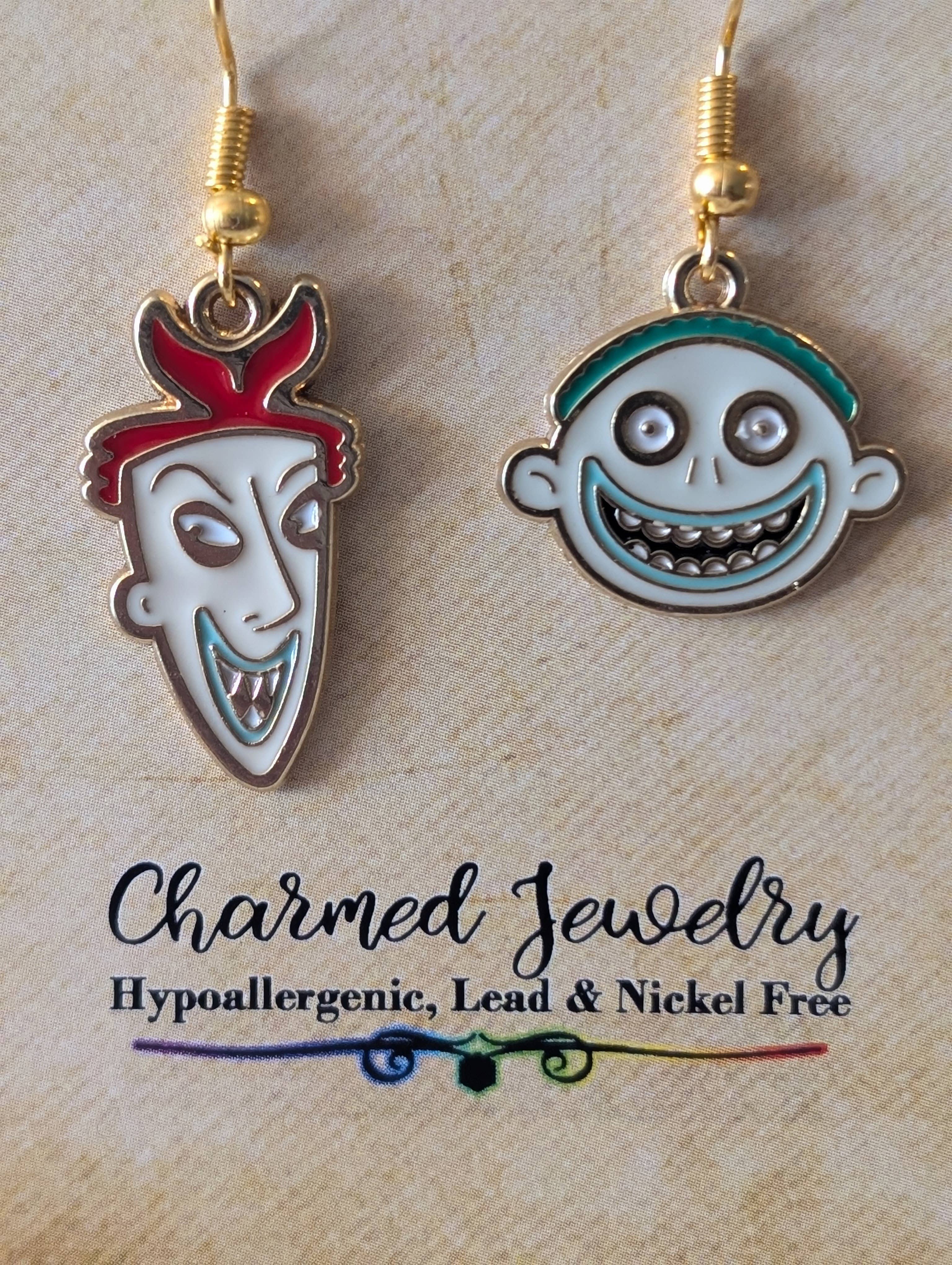 Con-Quest Crafts - Wholesale Charm/dangle bracelet - Nightmare Christmas Earrings, Necklaces & Zipper Pulls13