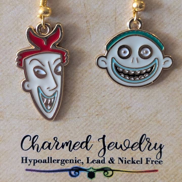 Con-Quest Crafts - Wholesale Charm/dangle bracelet - Nightmare Christmas Earrings, Necklaces & Zipper Pulls13