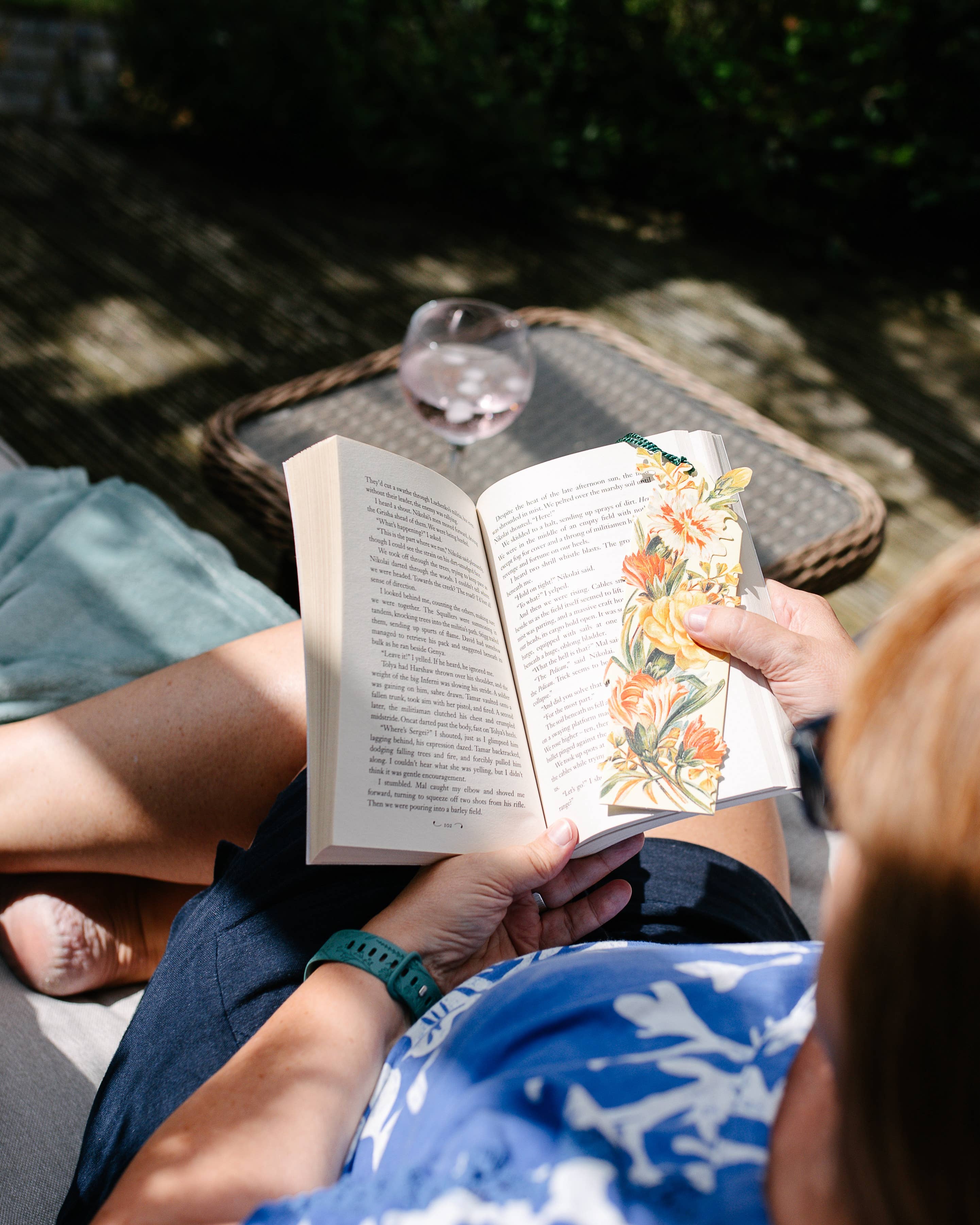 Mamelok – wholesale Bookmark – MIXED FLOWERS BOOKMARK CARD1