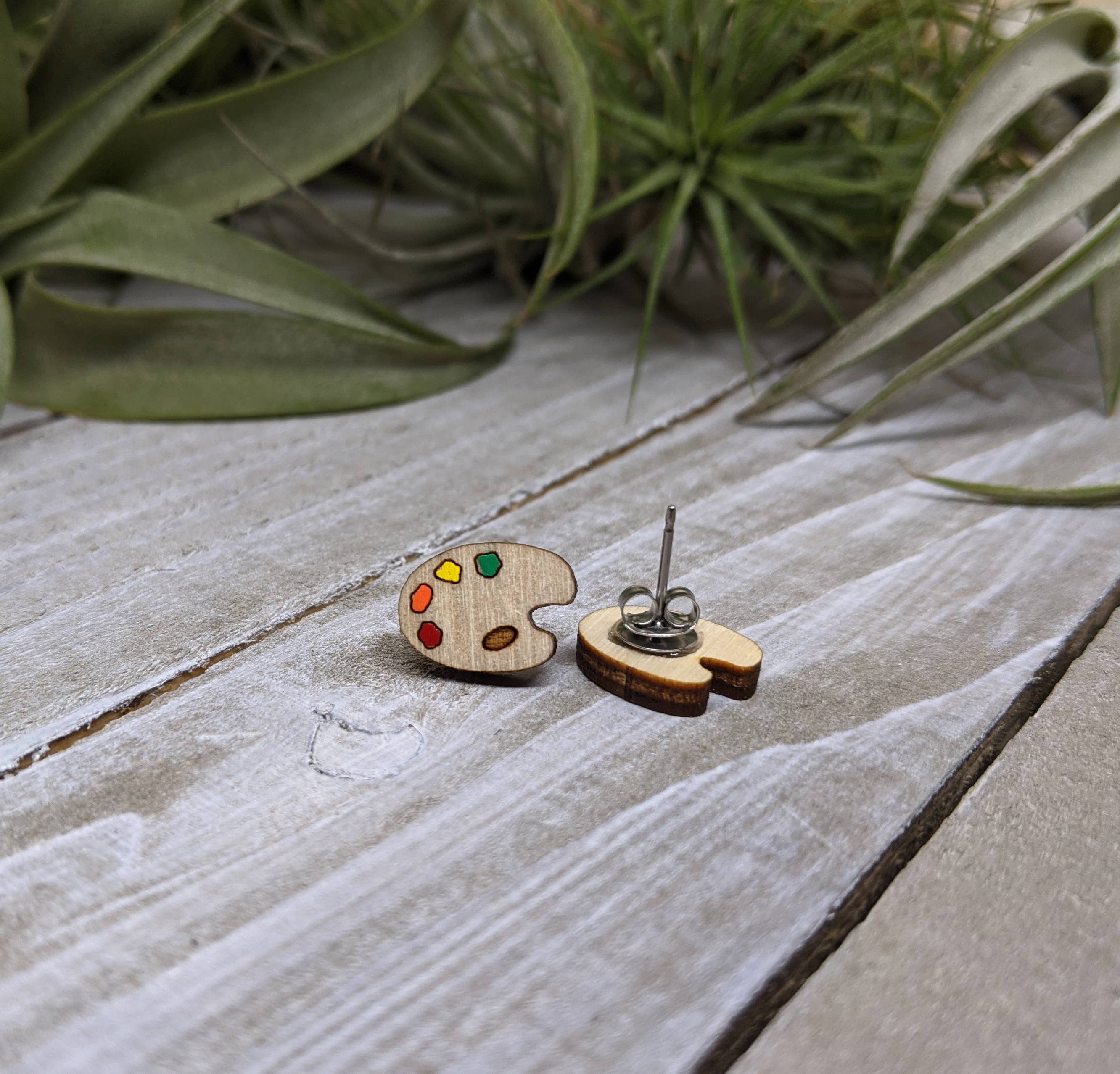 Unpossible Cuts – wholesale Solitärörhängen – Artist's Palette Örhängen - Museum - Konst