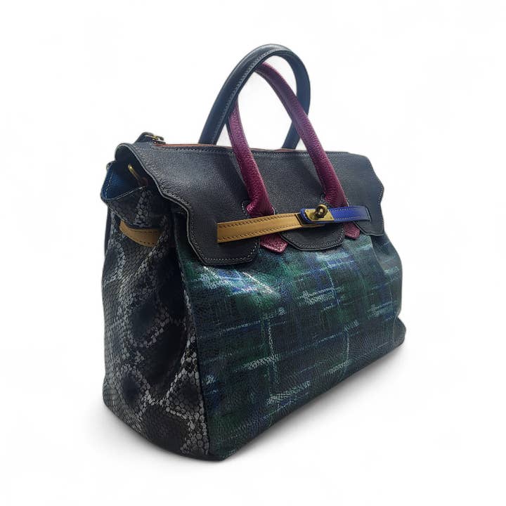 Doriane Patchwork Leather Bag 7 made in Italy for wholesale by ZEEN