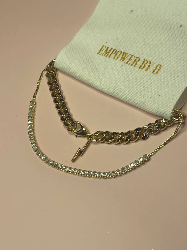 Ensemble Golden Glamour pour la vente par Empower By O