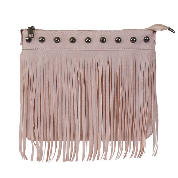 22 Tote - Wholesale Crossbody Bag - Women's - Fringe Crossbody Bag with Detachable Strap10