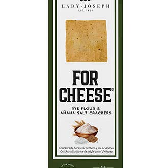 Lady Joseph - Wholesale Crackers - Crackers with rye flour and Añana salt 130g 4.5oz1