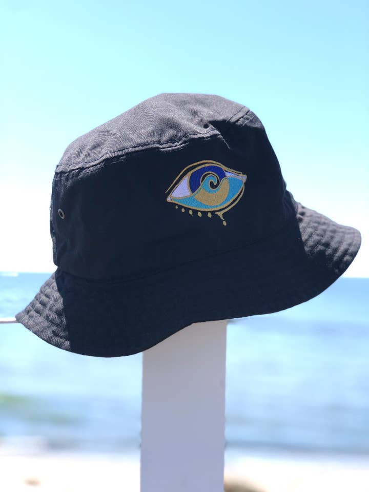 Sombrero de cubo negro Seanoe para venta al por mayor de SEA NO EVIL