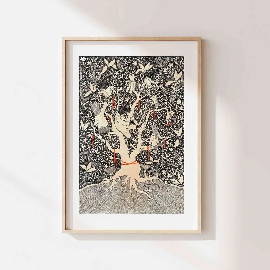 Katia Hinic Studio - Wholesale Art Print - 'Tree House' Art Print5