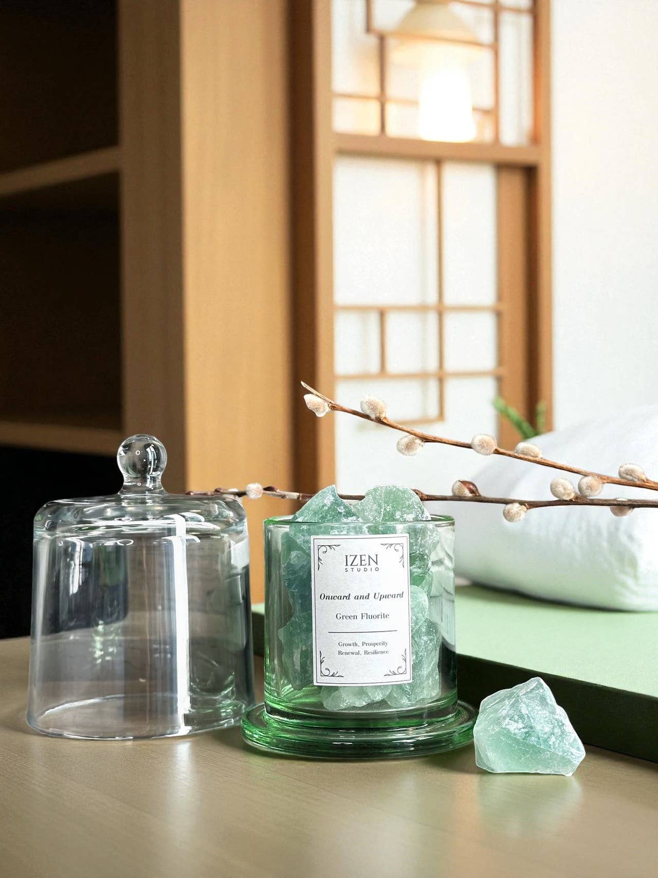 IZEN STUDIO - Wholesale Reed Diffuser - Crystal Essential Oil Diffuser| Aromatherapy Wellness Gift0