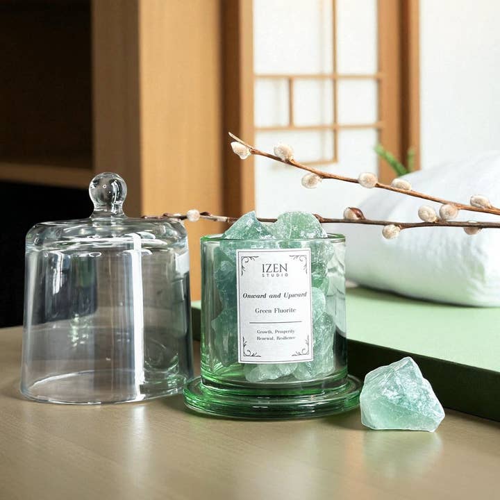 Verde Set Diffusore di Cristalli | Regalo di Aromaterapia con Oli Essenziali in vendita all'ingrosso su Faire2