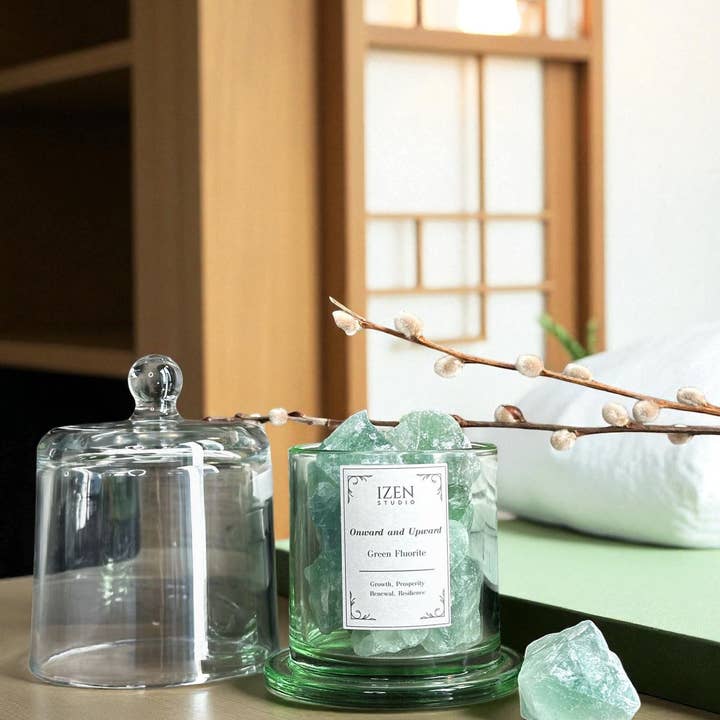 IZEN STUDIO - Wholesale Reed Diffuser - Crystal Essential Oil Diffuser| Aromatherapy Wellness Gift