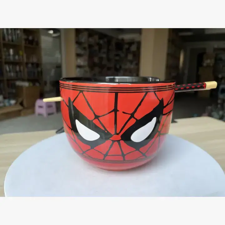 Silver Buffalo - Wholesale Bowl - Marvel Spiderman EYES 20oz Ceramic Ramen Bowl1