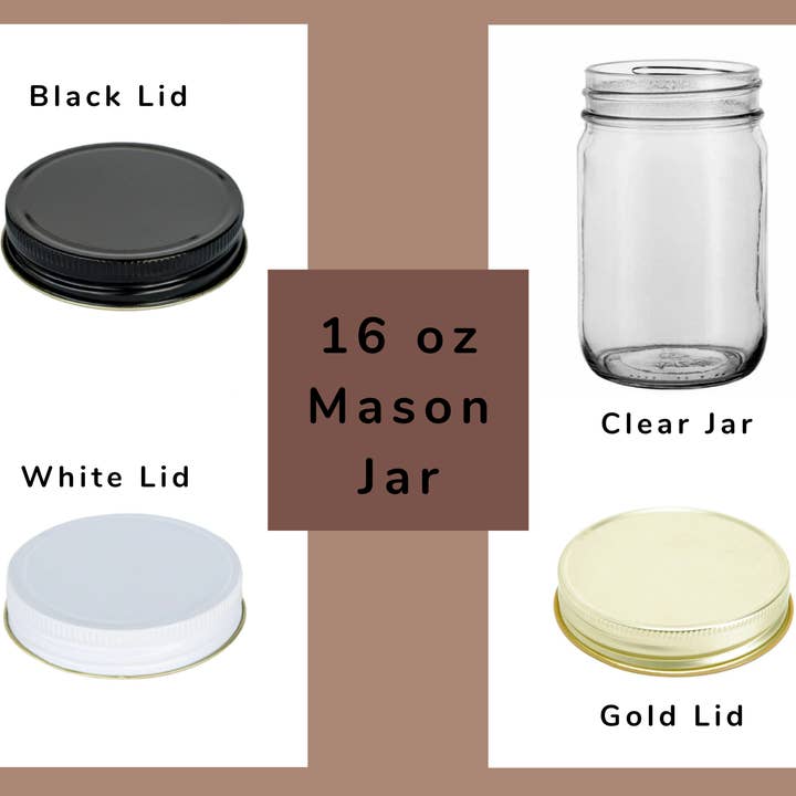 LiveYoung Candle Company - Wholesale Jar/Filled Candle - *Classic Scents* - Private Label 16oz Mason Jar candles7