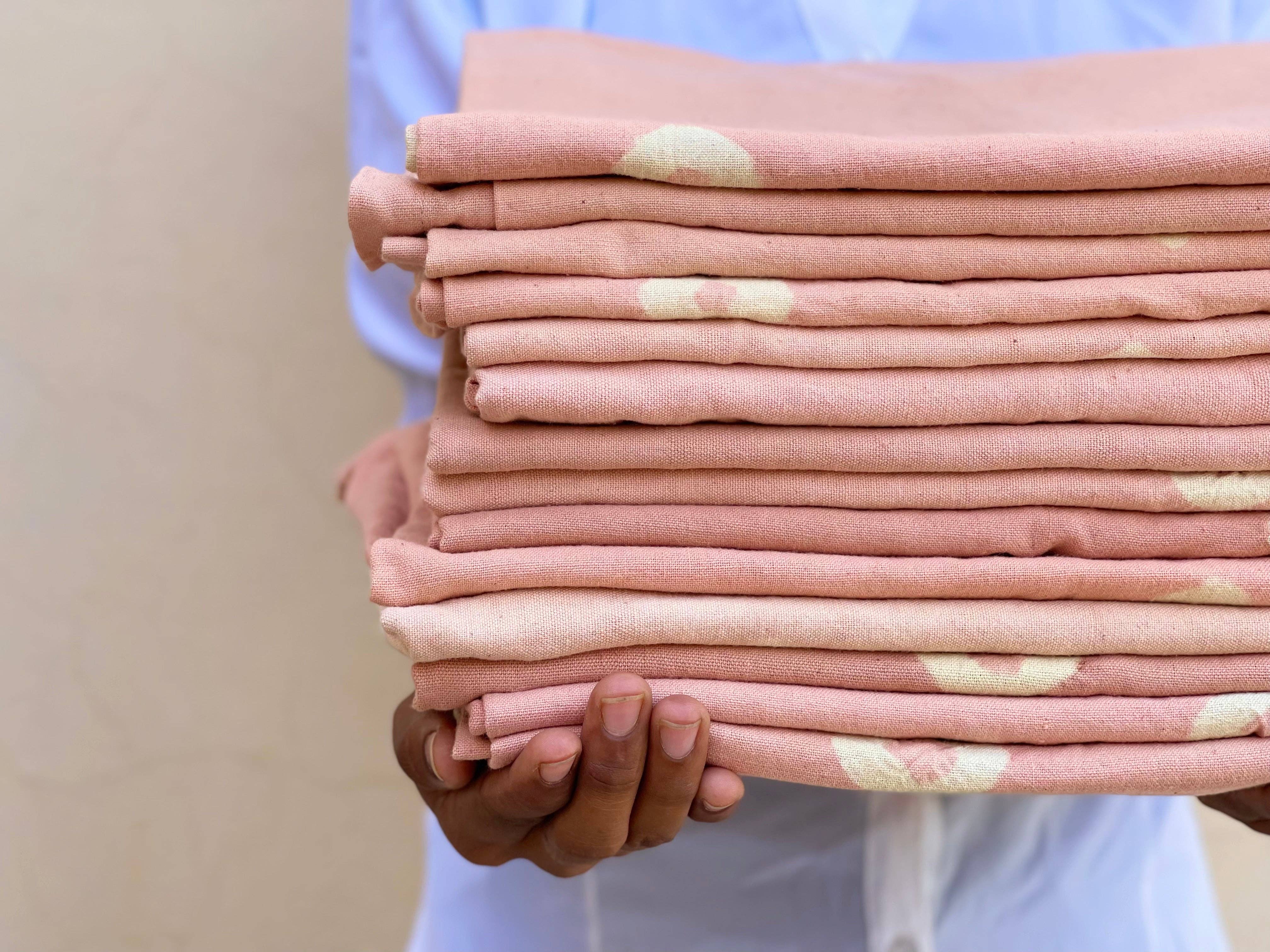 DABU – Engroshandel Svøb - Baby – Snapdragon | Bandhani | Babytæppe | Naturligt farvet2