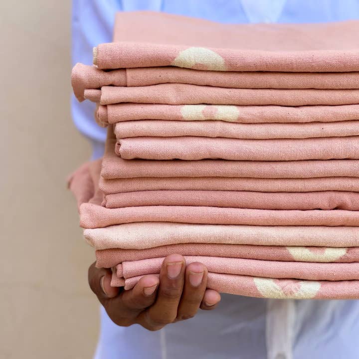 DABU - Vendita all'ingrosso Copertina avvolgente - Neonati - Snapdragon | Bandhani | Coperta per neonati | Tinta naturalmente2