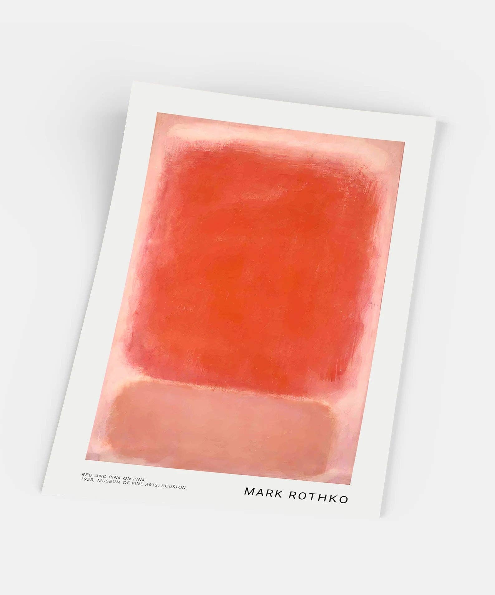 Gustave - Wholesale Art Print - Mark Rothko, Red and Pink on Pink1