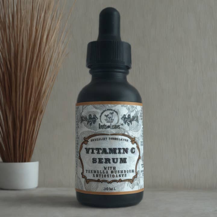 Roots And Leaves - Wholesale Facial Serum/Concentrate - Vitamin C Brightening Serum + Tremella Mushroom