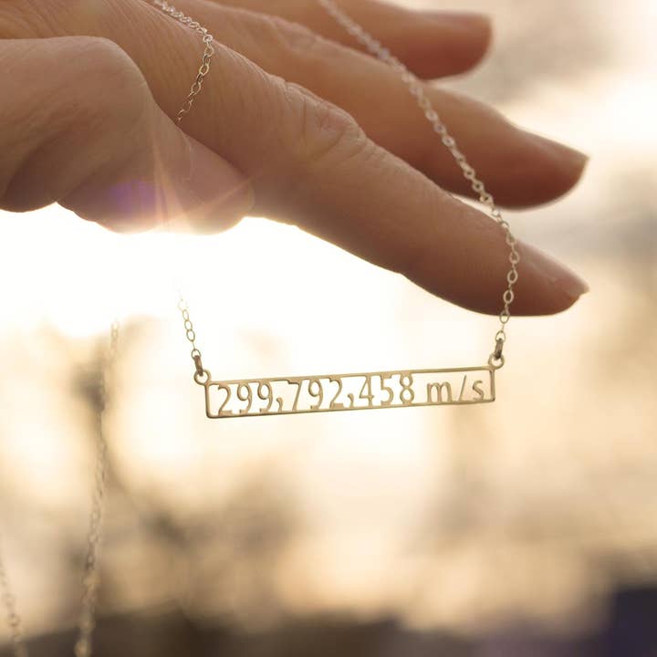 Speed of Light Necklace for wholesale by Boutique Academia