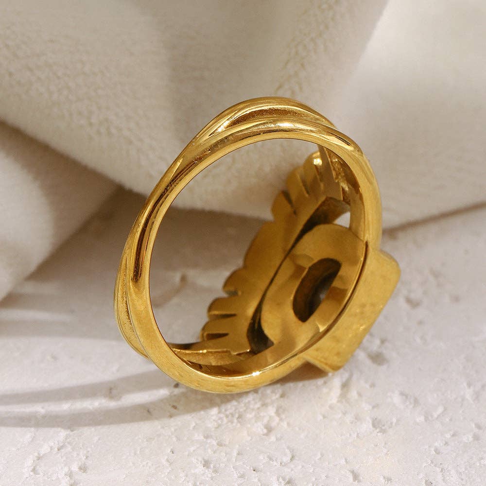 Revelari - Vendita all'ingrosso Anelli multipietra - Anello a Raggi di Sole Cristallo Geometrico3