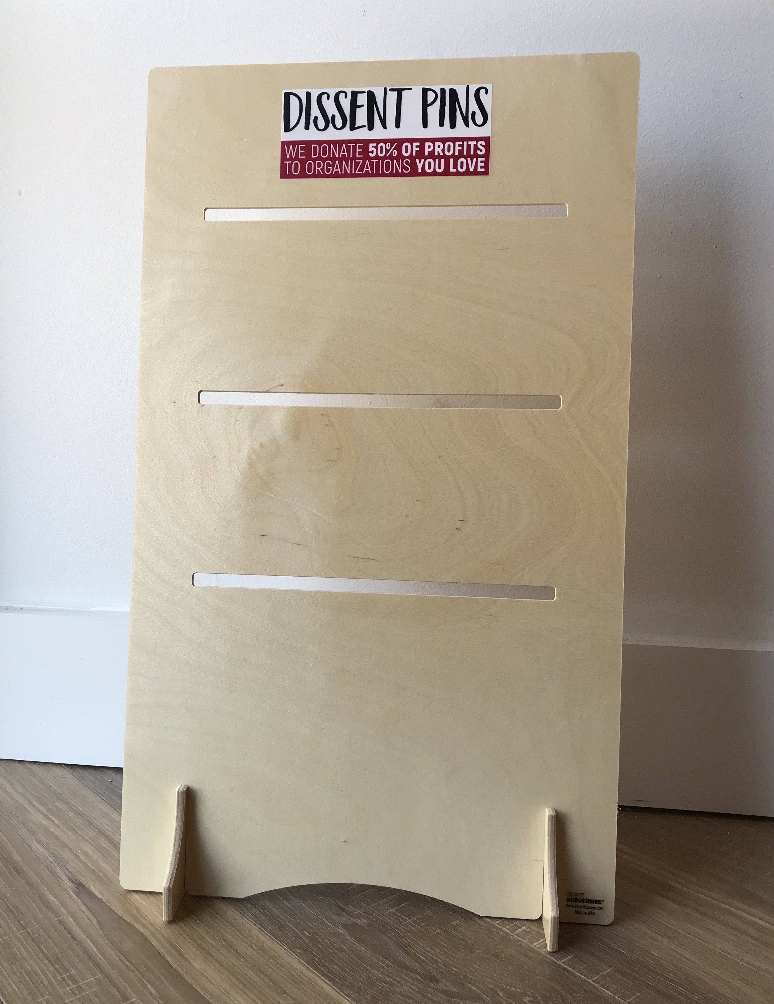 Dissent Pins - Wholesale Retailer Display - Accessories - Countertop Display (fits 9 products)4