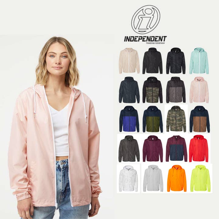 Men’s Lightweight Windbreaker Jacket – Wholesale Full Zip for wholesale by MYES BULK APPAREL