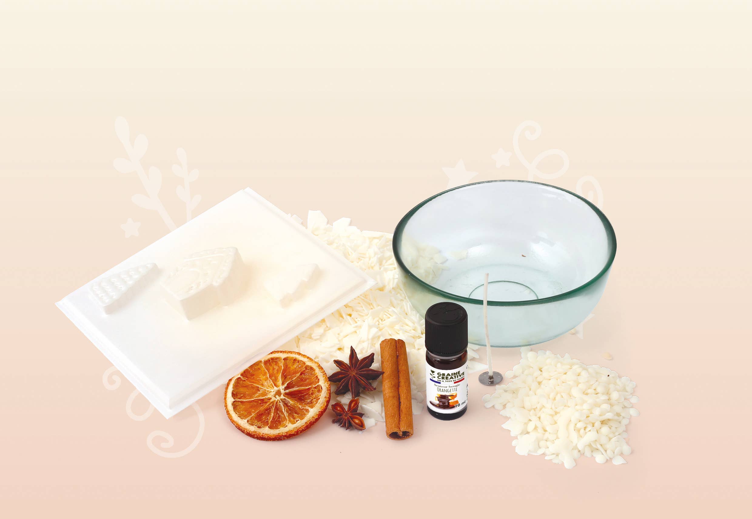 Graine Créative - Vendita all'ingrosso Candele regalo - Kit fai-da-te candela gourmet invernale6