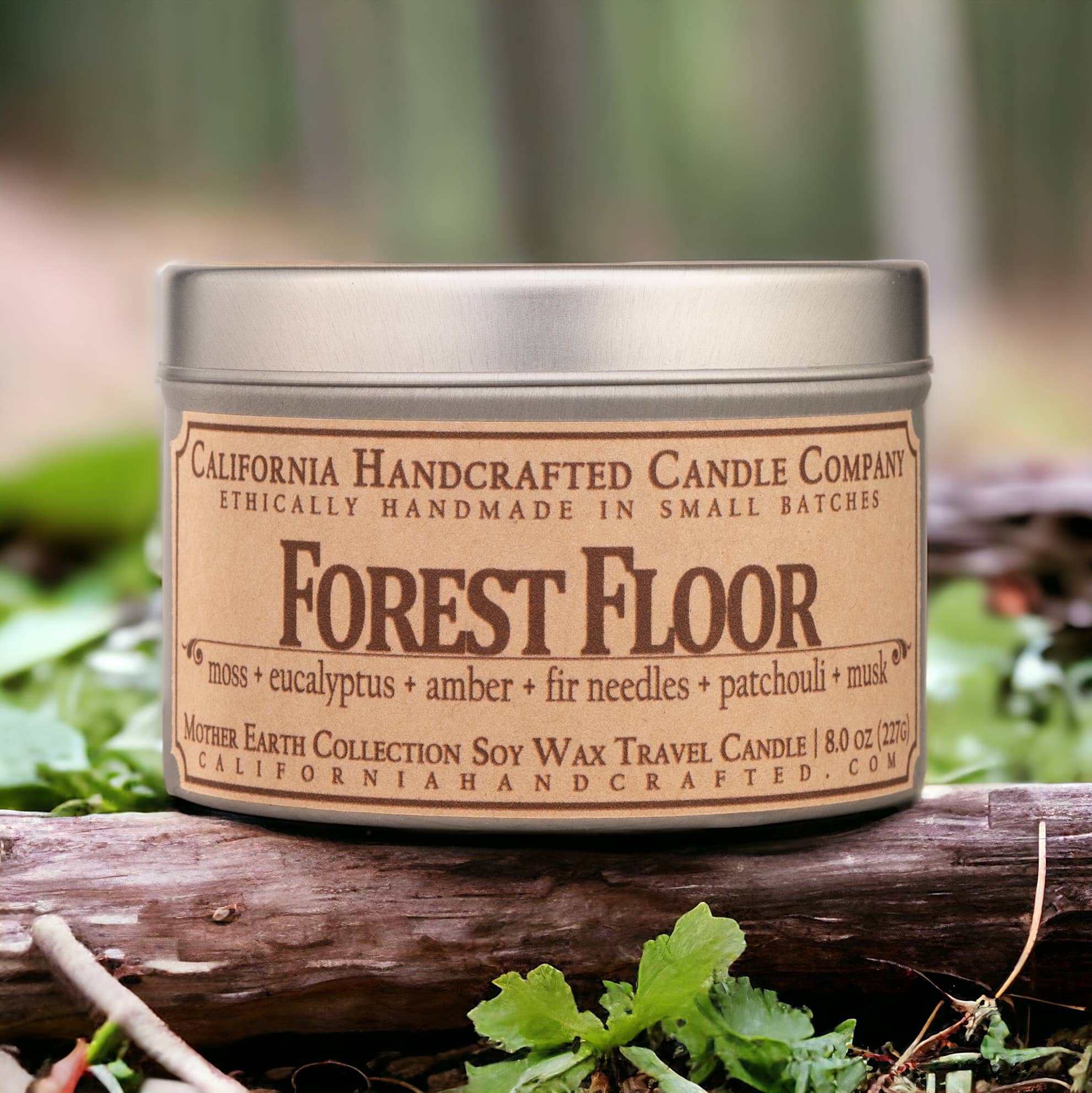 California Handcrafted - Vendita all'ingrosso Candele da viaggio - Candela da Viaggio al Cocco e Albicocca del Sottobosco