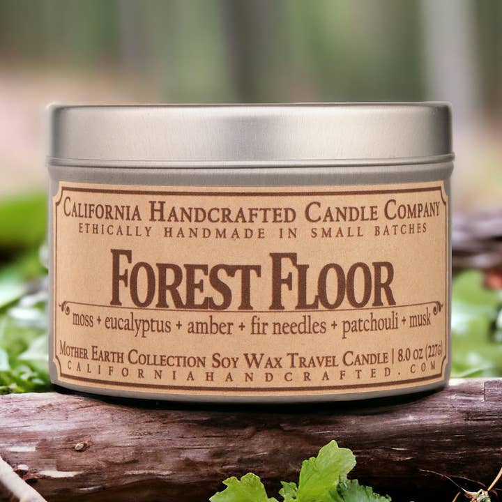 California Handcrafted - Vendita all'ingrosso Candele da viaggio - Candela da Viaggio al Cocco e Albicocca del Sottobosco0