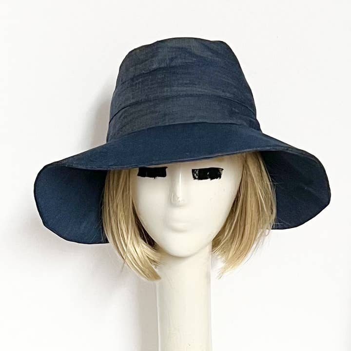 Chapéu de sol Chambray em Denim por atacado de Bella Starr