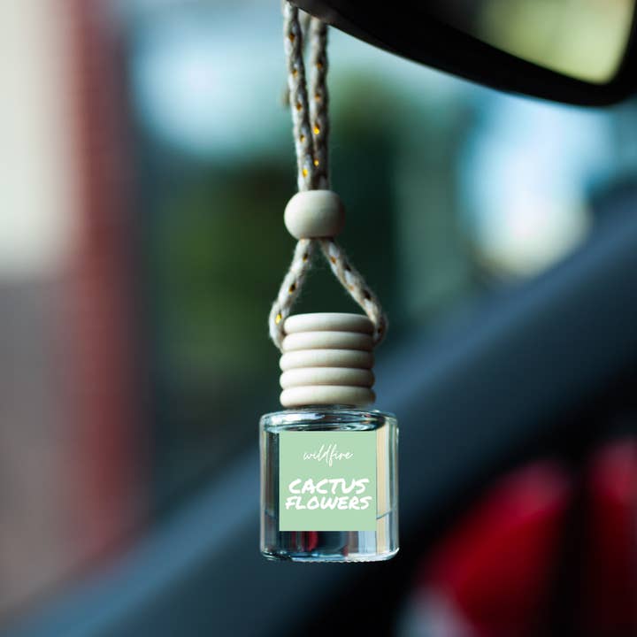 Hanging Car Air Freshener - Cactus Flowers for wholesale by Wildfire LLC