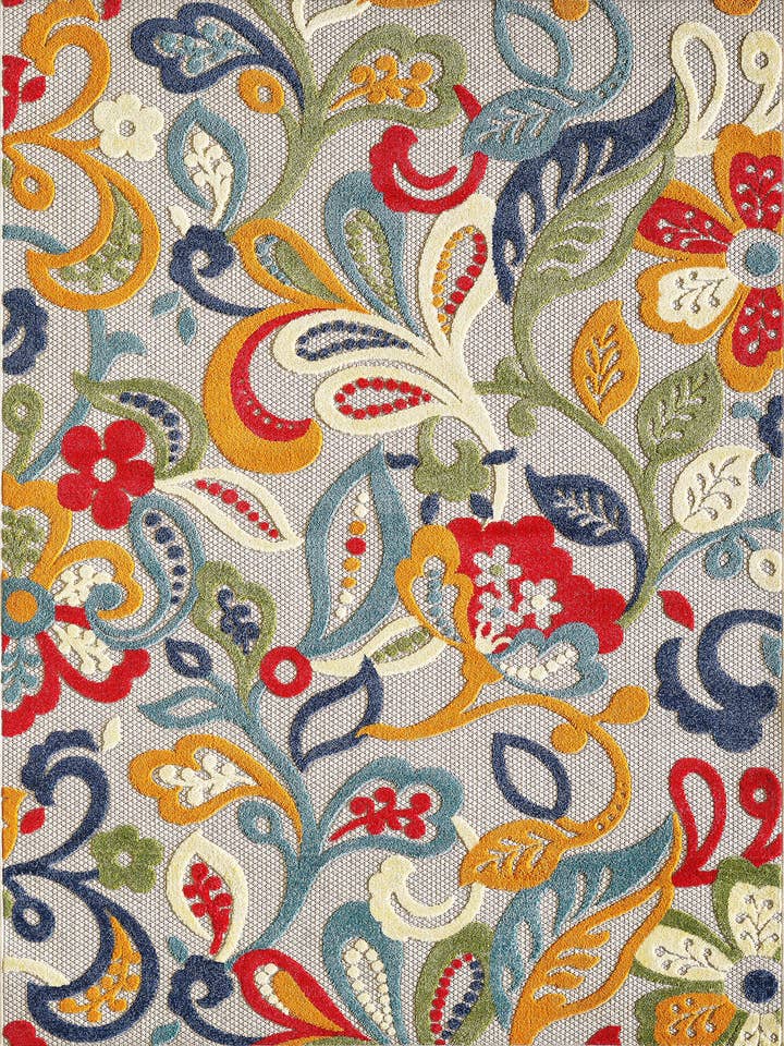Calla 6929 Elfenben/Multi Leila Area Matta för wholesale av KAS Rugs