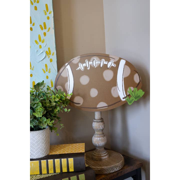 Doodles By Rebekah - Wholesale Decorative Tabletop Object - Football Topper1