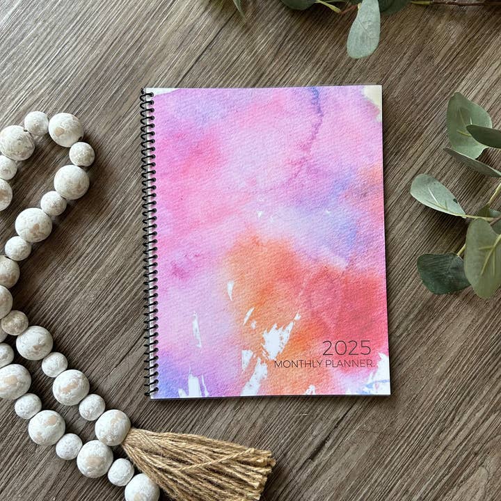 Ink + Splash - Wholesale Planner - 2025 Monthly Planner - 8x10