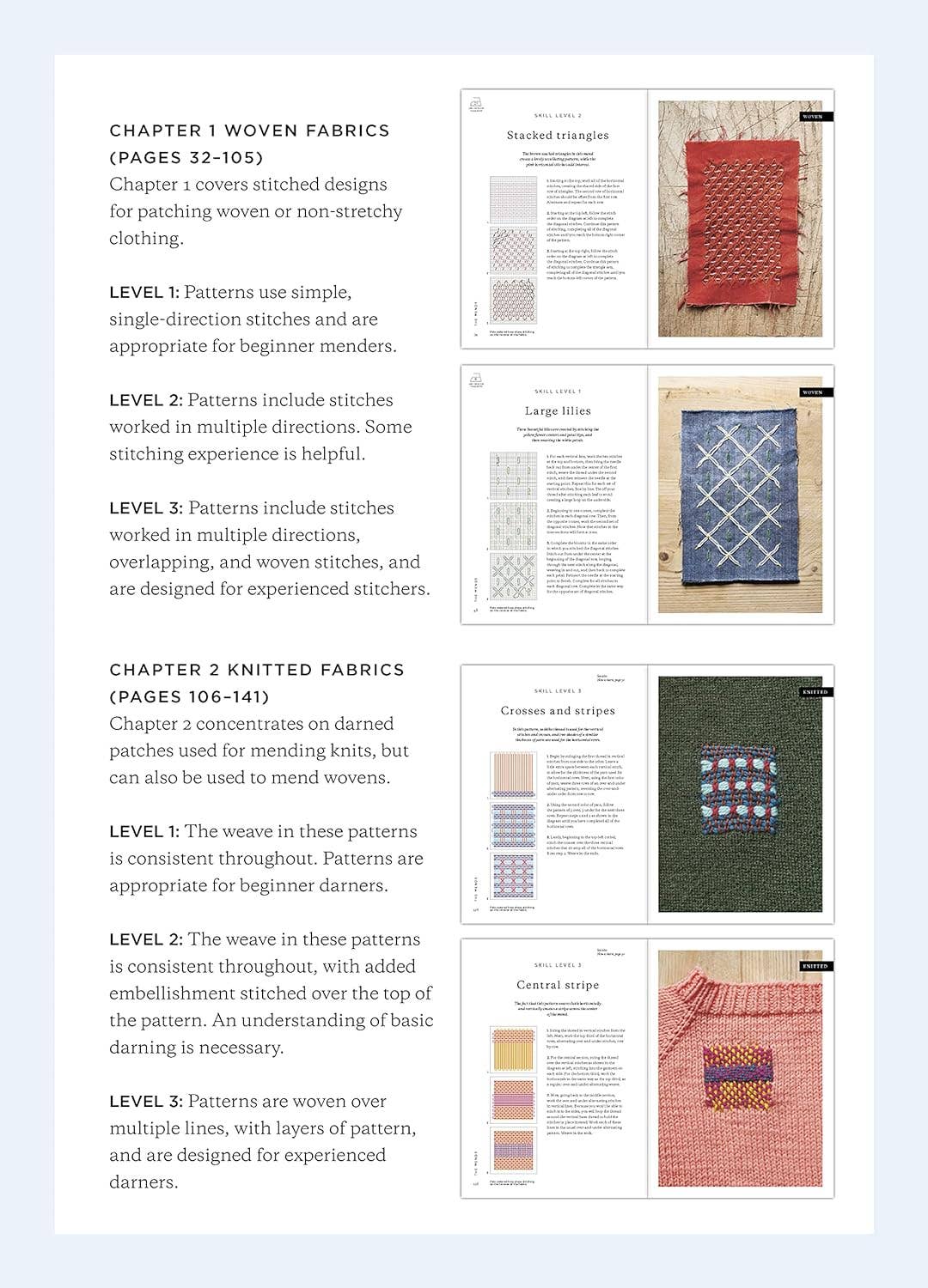 Fox Chapel Publishing - Wholesale Crafts, Hobbies & DIY - The Mending Directory - 50 Modern Stitch Patterns for Repair1