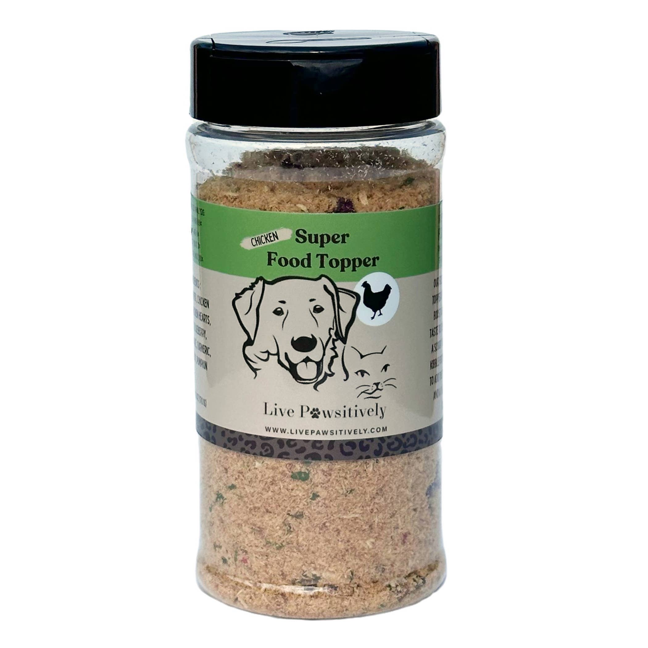 Live Pawsitive - Vente Nourriture – chien - Superfood Toppers et protéines de votre choix 6 oz0