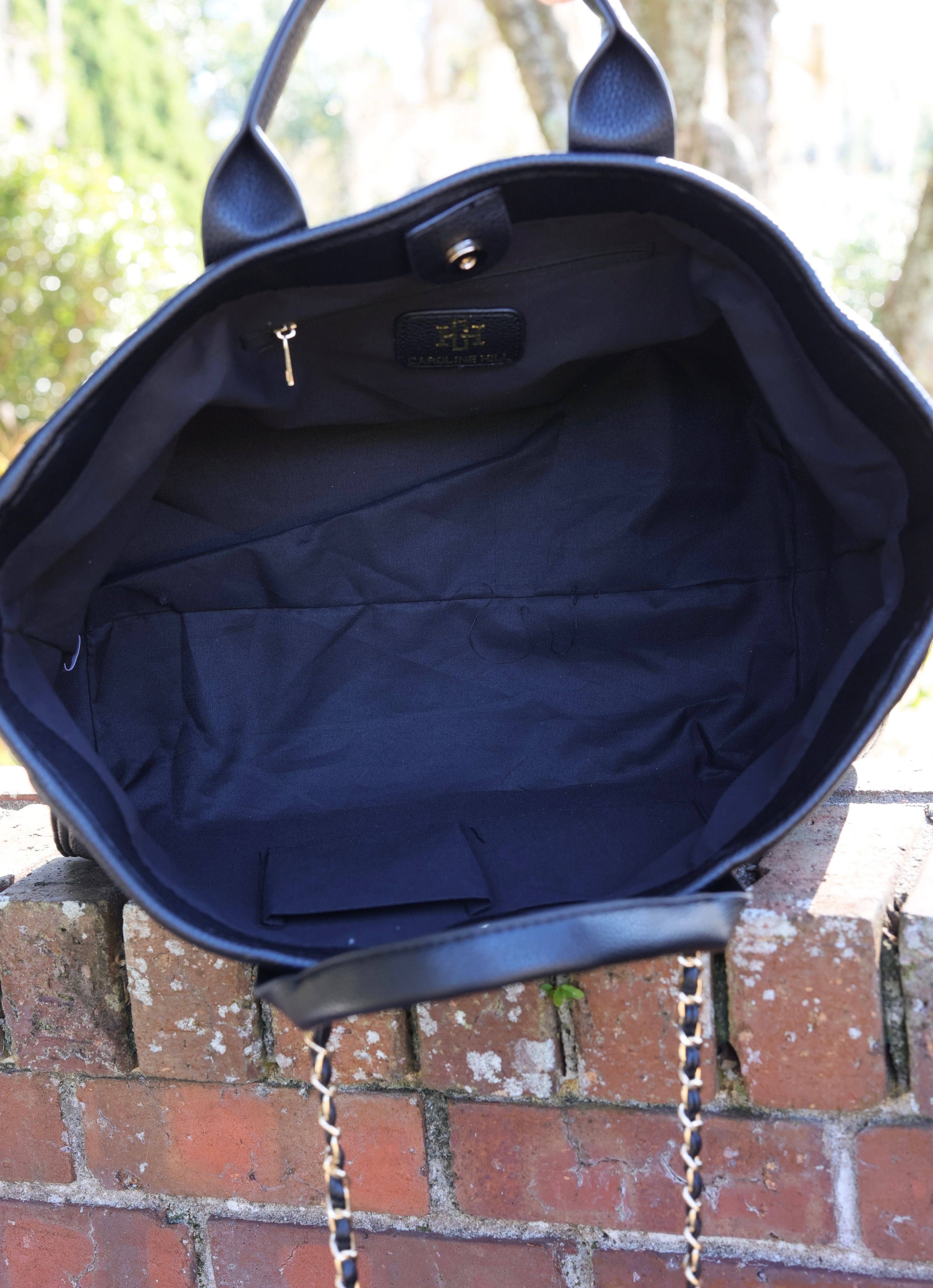 Caroline Hill - Vente Tote bag – femme - Sac cabas Melissa NOIR7