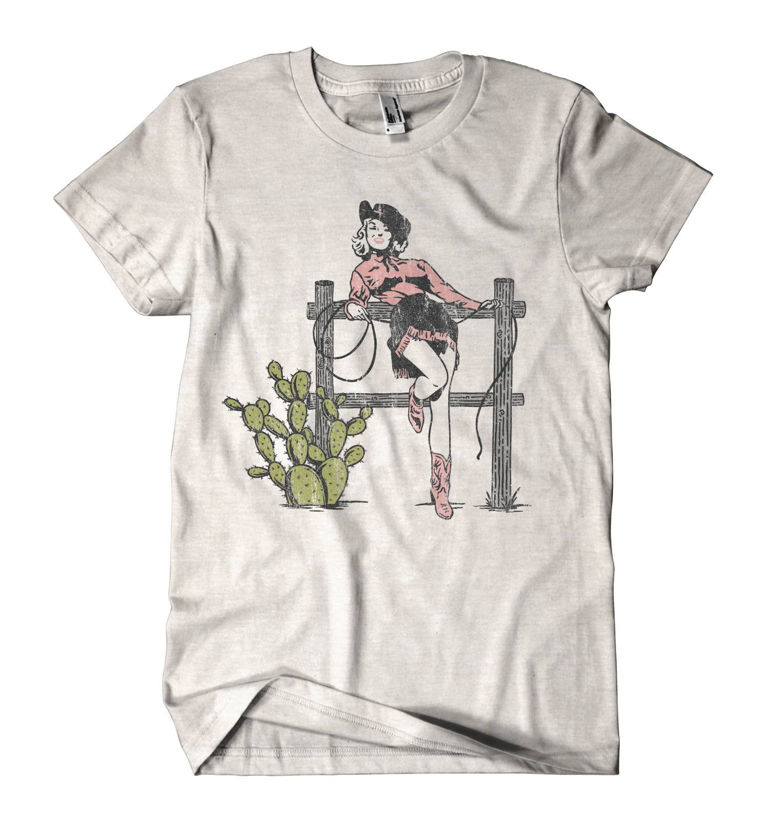 SOUTHERN FRIED DESIGN BARN - Wholesale Screen Printed T-Shirt - Women's - Cowgirl - Shirt0