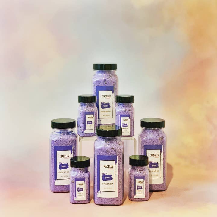 Lavender Foaming Bath Salt for wholesale by Madeluv