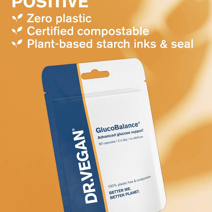 DR.VEGAN - Wholesale Voedingssupplement/vitamine - GlucoBalance® | 60 capsules | Ondersteuning van de bloedsuikerspiegel4