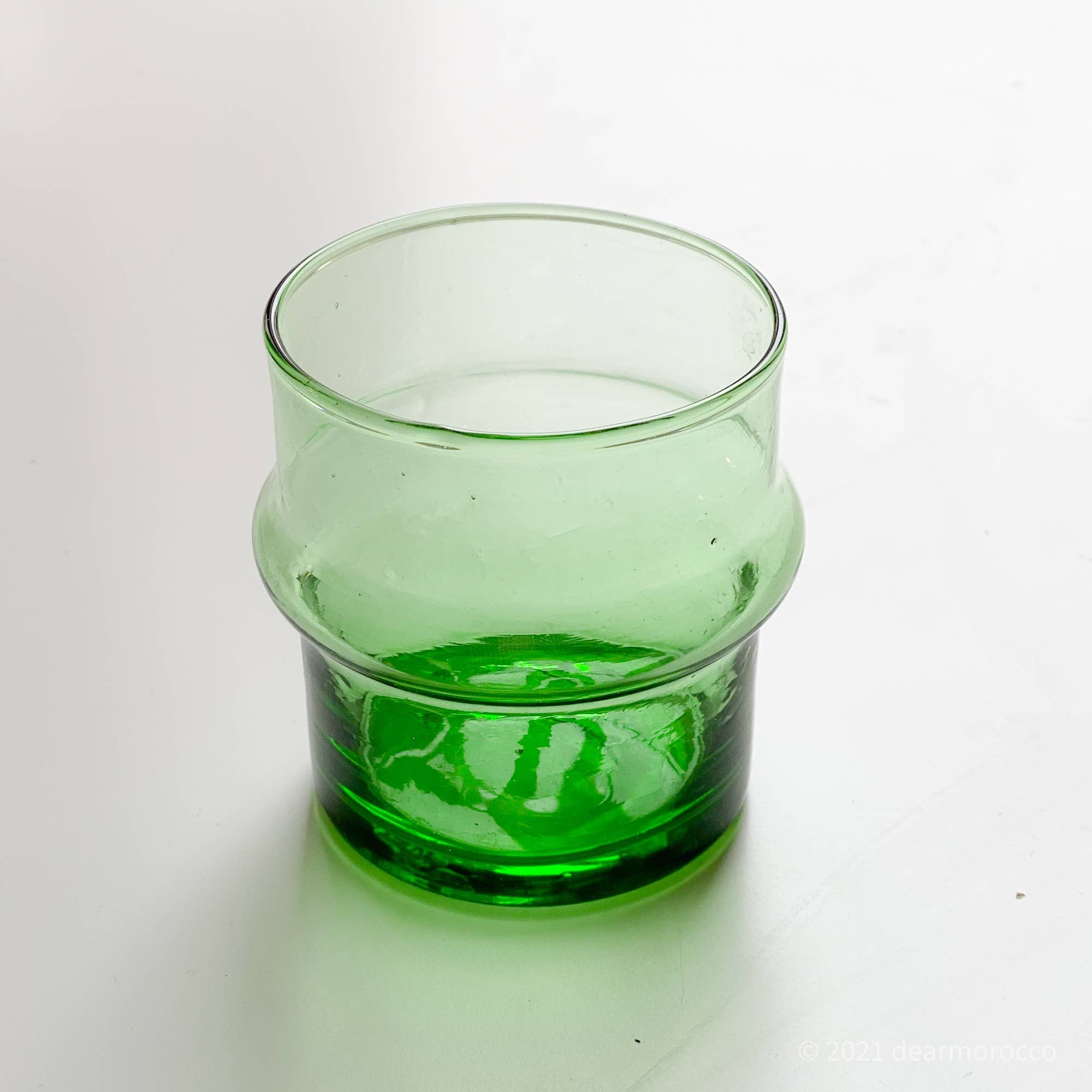 dear Morocco – Engroshandel Drikkeglas/kop – Marokkansk genbrugt Beldi teglas i grøn4